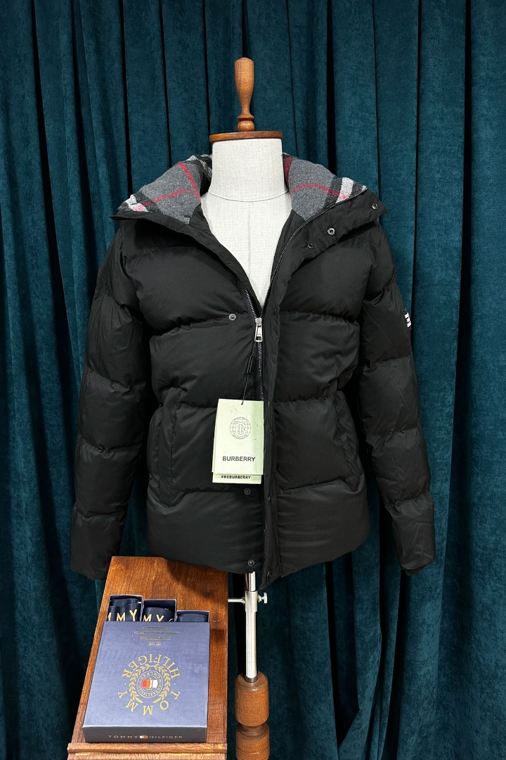 Burbery Siyah Premium Erkek Mont Burbery Siyah Premium Erkek Mont