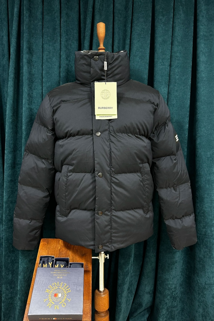 Burbery Siyah Premium Erkek Mont Burbery Siyah Premium Erkek Mont