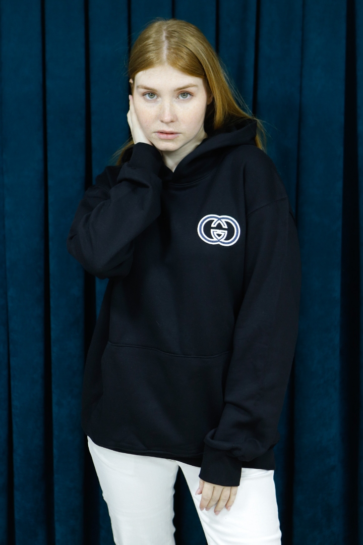 Gucci Siyah Cep Detaylı Sweatshirt Unisex Gucci Siyah Cep Detaylı Sweatshirt Unisex