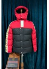 Gucci Kırmızı Siyah Bloklu Gucci Desen Kol Detay Premium Erkek Mont