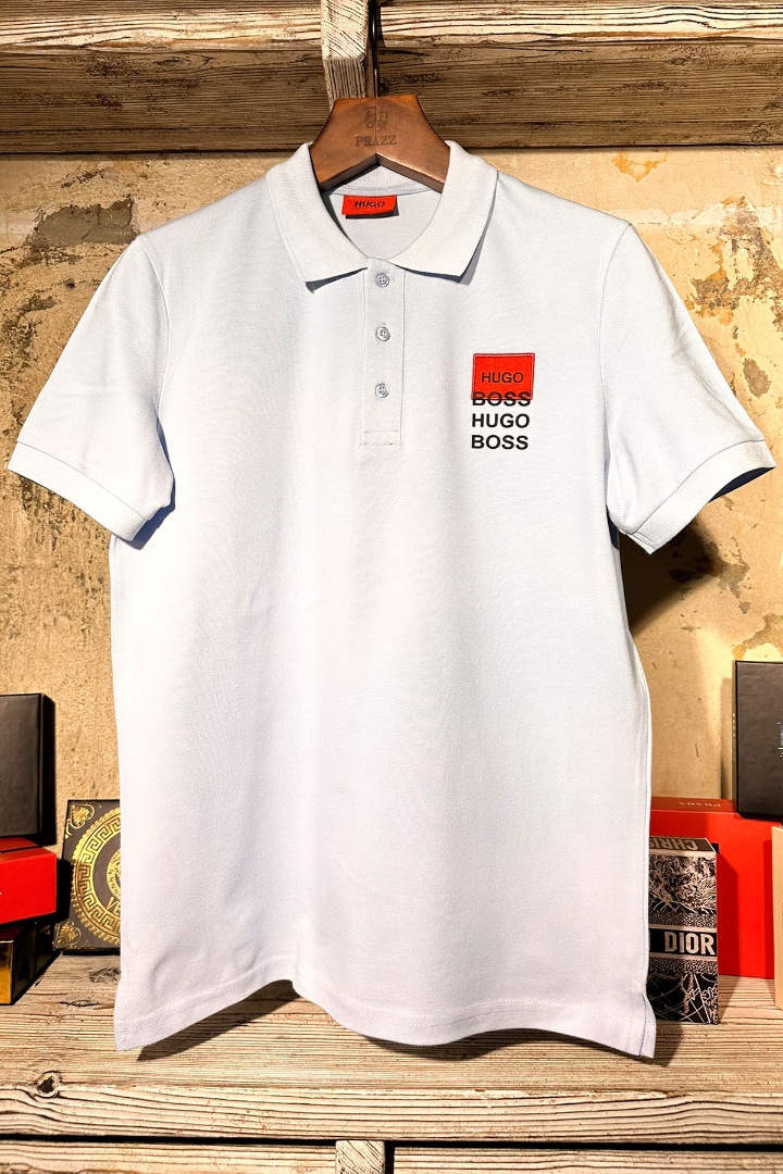 Beyaz Hugo Boss Polo Yaka Premium T-Shirt
