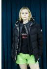 Moncler Siyah Yağmur Desen Premium Mont Moncler Siyah Yağmur Desen Premium Mont
