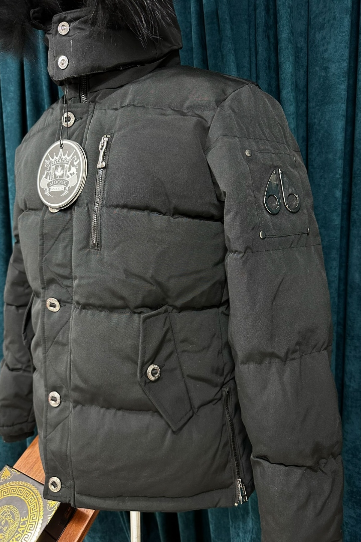Moose Siyah Premium Erkek Mont Moose Siyah Premium Erkek Mont