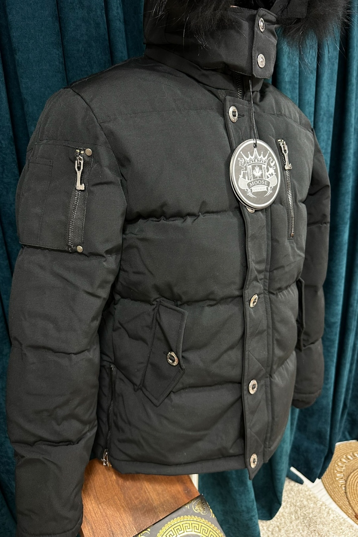 Moose Siyah Premium Erkek Mont Moose Siyah Premium Erkek Mont