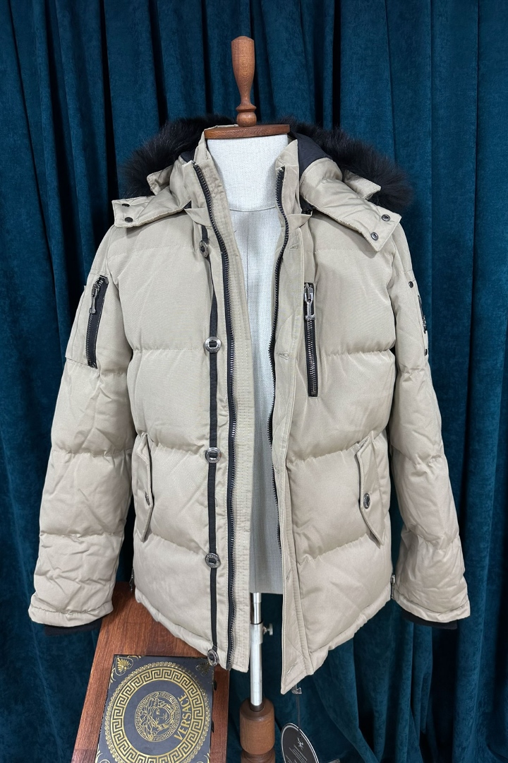 Moose Bej Rengi Premium Erkek Mont Moose Bej Rengi Premium Erkek Mont