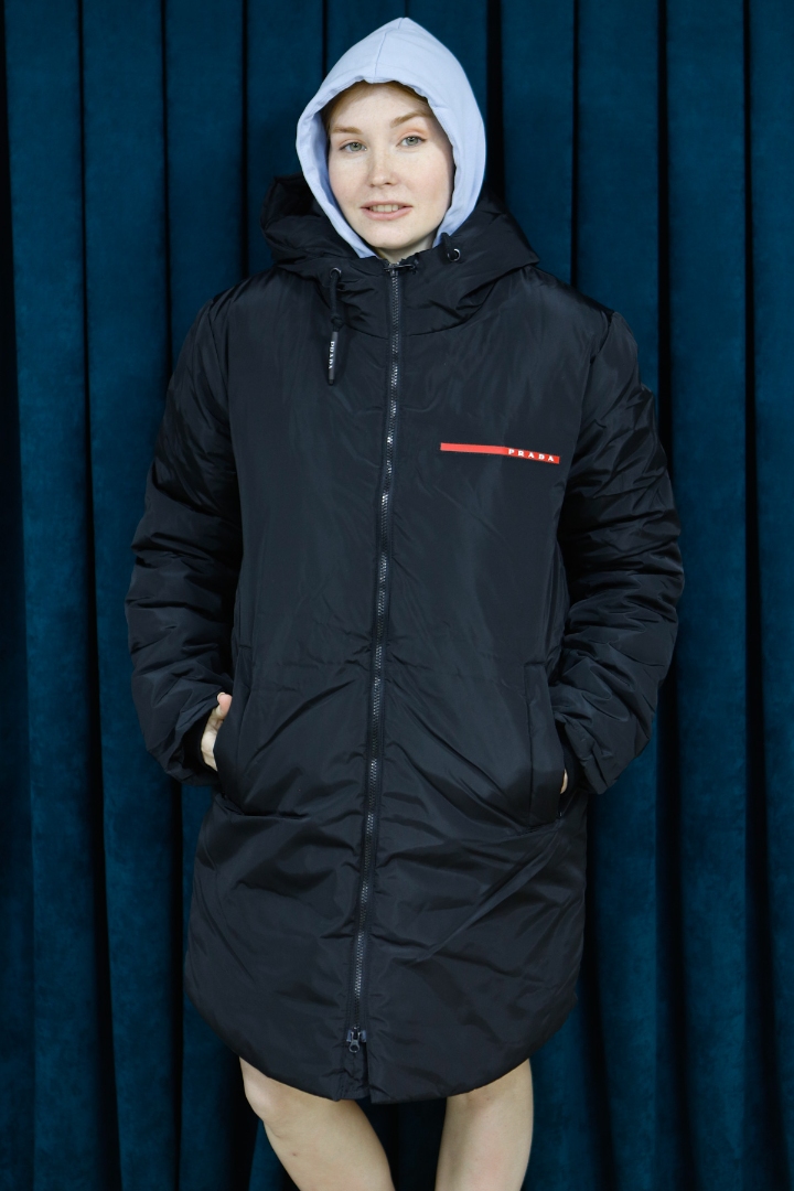 Prada Siyah Premium Uzun Mont (UNİSEX) Prada Siyah Premium Uzun Mont (UNİSEX)