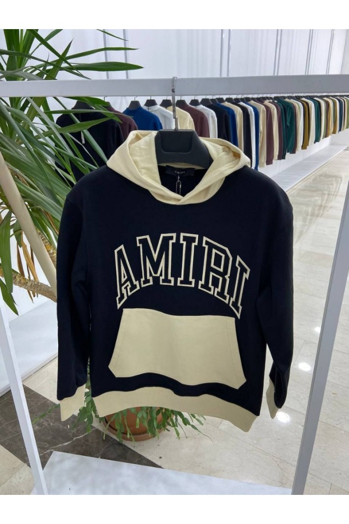 Erkek Siyah Amiri Premium Sweatshirt Erkek Siyah Amiri Premium Sweatshirt